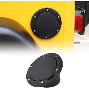 Non-Locking Gas Cap Cover Fuel Door for 1997-2006 Jeep Wrangler TJ