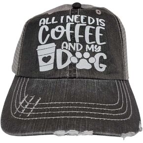 Women's Dog MOM Hats Dog MOM Trucker Hats & CAPS Dog and PET Theme Hats (Adopt-Foster)