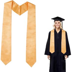 72 Inches Unisex Adult Plain Graduation Honor Stole, Graduation Sash 2024