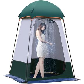 Camping Tent Shower Tent,Outdoor Changing Tent,Built-in Hook can Hang 20L of Water,63 * 63 * 95inch,210D Oxford Cloth Waterproof Tent, Portable Toilet Shelter with Carry Bag for Camping,Beach