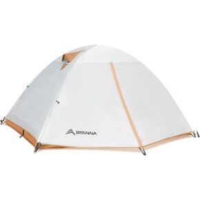 BISINNA 2 Person Camping Tent Lightweight Backpacking Tent Waterproof Windproof Two Doors Easy Setup Double Layer Outdoor Tents for Family Camping Hunting Hiking Mountaineering Travel