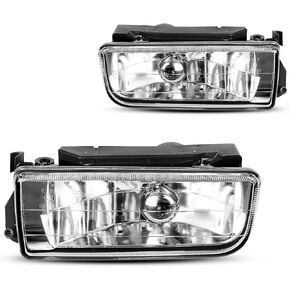 AUTOSAVER88 Fog Lights Compatible with 1992 1993 1994 1995 1996 1997 1998 1999 BMW E36 / 94-99 M3 / 318I / 318IS / 318TI / 323I / 323IS / 325I / 325IS / 328I / 328IS Fog Lamps Replacement with Bulbs