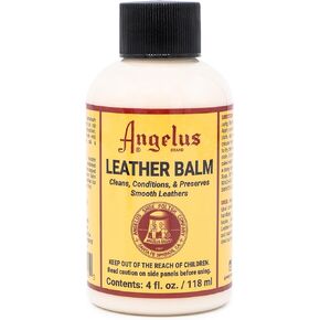 Angelus Leather Balm 4 Oz Leather Conditioner- Made in USA Since 1903