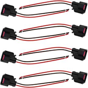 8 Pack Fuel Injector Kits Pigtail Connector Replacement for Ford F150 1999-2016 F250 1999-2013 Crown Victoria 1999-2011 Mustang 2002-2013