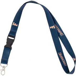 Desert Cactus Cal State Fullerton University Lanyard California Titans CSUF Car Keys ID Badge Holder Keychain Detachable Breakaway Snap Buckle (Blue)