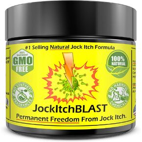 Plant Based Jock Itch Cream with Extra Strength Formula - Safe, Fast Acting & 100% Natural Gentle Blend to End Itching & Irritation from Jock Itch in Saudi Arabia