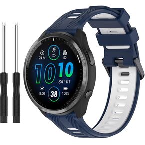 Replacement Band for Garmin Forerunner 965 Watch, Soft Silicone Strap for Garmin Forerunner 965 Running Smartwatch, Colorful Band for Garmin 965 Watch Women Men