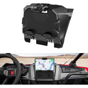 Electric Device Mounts with Storage Box for 2020 2021 2022 2023 Polaris RZR PRO XP/PRO XP4, RZR PRO R/Turbo R, GPS Phone Mount Holder with Storage Box Organizer Tray Accessories