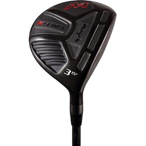 Senior Men's Majek K-Series 3 Wood Golf Club, Right Handed Senior Flex with Men's Senior Size Black Pro Velvet Grips