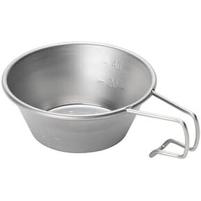 Snow Peak Stainless Steel Mini Shera Cup, 65th Anniversary, 60ml, Silver