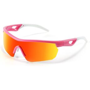 Kids Sunglasses Polarized Baseball Sports Sun Glasses,Lightweight UV400 TR90 Cycling Shades Frame Boys Girls