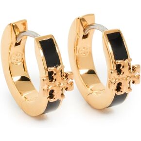 Tory Burch Women's Kira Enamel Huggie Earrings