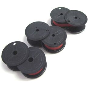 Package of Three Sharp QS-2760H Calculator Ribbon, Black and Red, Compatible