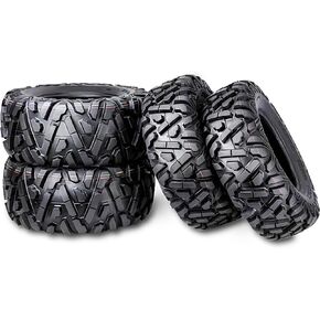 WANDA 23x7-10 & 22x10-10 ATV Tire Set for 95-09 Polaris Scrambler 400L 500