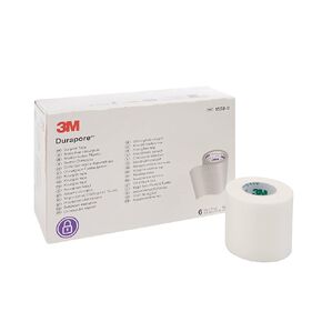 3M Health Care 1538-2 Durapore Surgical Tape, Standard Roll, Silk-Like, 10 yd. L x 2" W (Pack of 60)