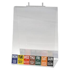 DayMark Safety Systems IT110917 Day of The Week Trilingual Portion Bag, Tuesday, 10" x 8.5", Yellow (Pack of 2000)