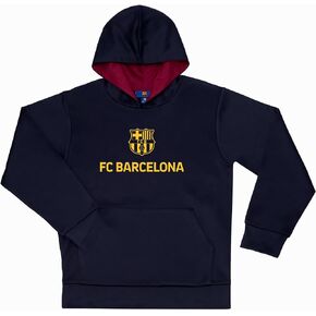 Icon Sports FC Barcelona Officially Licensed Youth Boys Hooded Sweatshirt