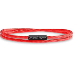 Nautical Durable Black Rope Cord Cuff Unisex Waterproof Bracelet with Magnetic Clasp for Men & Women