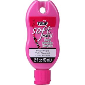 Tulip Soft Matte Fabric Paint 2oz-Poppin Purple