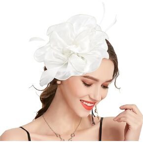 Fascinators for Women, Kentucky Derby Hats for Women Tea Party Hat for Women for Cocktail Church Wedding