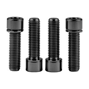 Titanium Ti Bolt M7 x 20mm Allen Head with Washers Bike Scewrs Pack of 4