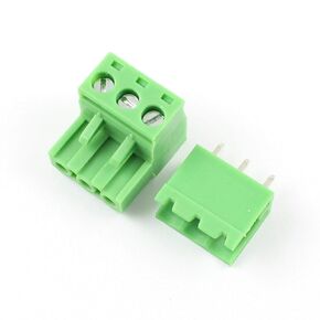 10 Sets 3-Pin (3 Pole) 5.08mm Pitch Straight Screw Terminal Block Connector PCB Mount DIY