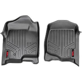 Rough Country Front Floor Mats for 2007-2013 Chevy/GMC 1500/2500HD - M-2071 Black