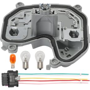 Tail Lamp Housing Left Driver Side Rear Tail Light Lamp Holder Bracket Compatible with 2015-2023 Jeep Renegade, with Plug and Bulb 68270892AA