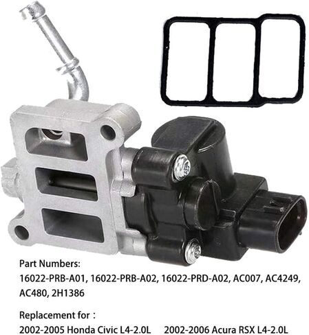 16022-PRB-A01 16022-PRB-A02 IACV صمام التحكم في الهواء الخامل نظام حقن الوقود لاستبدال هوندا سيفيك 2002-2005 in Kuwait