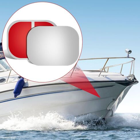Dunzy 2 Pcs Stainless Steel Square Bow Guards That Need to Be Bend in Advance to Fit The Hull for Protection Boat (Square Style) in Saudi Arabia