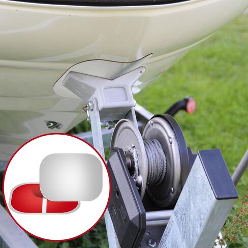 Dunzy 2 Pcs Stainless Steel Square Bow Guards That Need to Be Bend in Advance to Fit The Hull for Protection Boat (Square Style) in Saudi Arabia