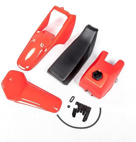 SUNQIAO PW80 Plastic Kit, Tank Seat Gas Cap Petcock for yamaha PW80 PY80 PEEWEE Y-Zinger 80 Kid Bikes (Red) in Saudi Arabia
