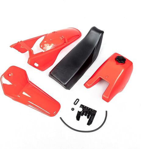 SUNQIAO PW80 Plastic Kit, Tank Seat Gas Cap Petcock for yamaha PW80 PY80 PEEWEE Y-Zinger 80 Kid Bikes (Red) in Saudi Arabia