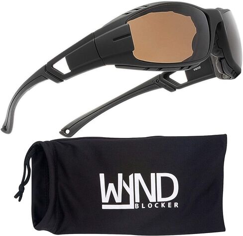 نظارات WYND Blocker Airdam الشمسية لركوب الدراجات النارية، الرياضة، القيادة، لف ركوب الدراجات in Kuwait