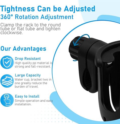 حامل كأس عربة الأطفال مع حامل مفاتيح الهاتف الخليوي، 2 في 1 حامل كأس عربة الأطفال مرفق حامل أكواب عالمي لعربة الأطفال، الدراجة، الكرسي المتحرك، المشاية، السكوتر، ملحقات عربة الأطفال هدية ليوم الاثنين in Kuwait