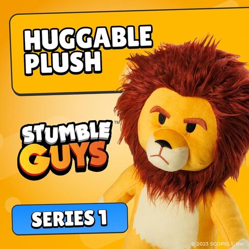 Stumble Guys 12-Inch Huggable Plush Collection - Soft & Cuddly Character Toys, Collect Mr. Stumble, Sprinkles, Banana Guy, & Leonidas, Official Merchandise (Sprinkles) in Saudi Arabia