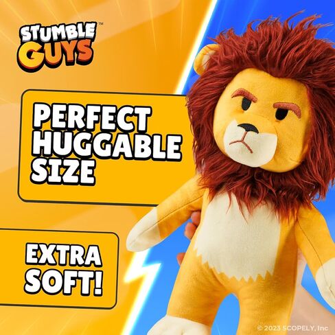 Stumble Guys 12-Inch Huggable Plush Collection - Soft & Cuddly Character Toys, Collect Mr. Stumble, Sprinkles, Banana Guy, & Leonidas, Official Merchandise (Sprinkles) in Saudi Arabia
