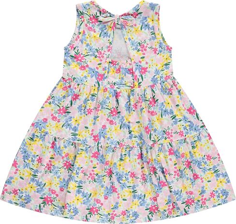 BTween Girls Mix And Match Set 4-Pack Soft Cotton Blend, Shirt. Biker Short, Dress and Romper in Kuwait