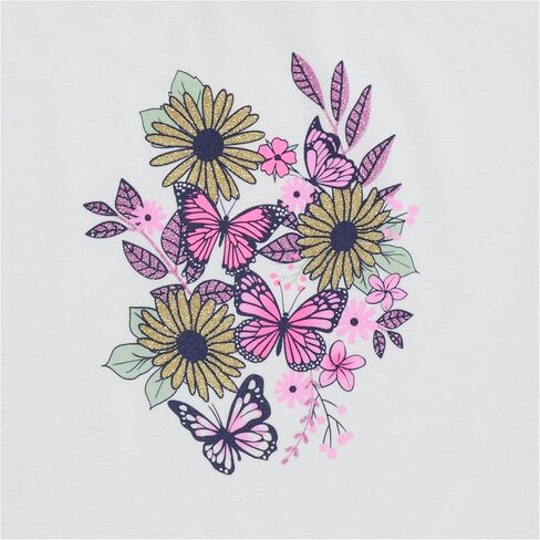 BTween Girls Mix And Match Set 4-Pack Soft Cotton Blend, Shirt. Biker Short, Dress and Romper in Kuwait