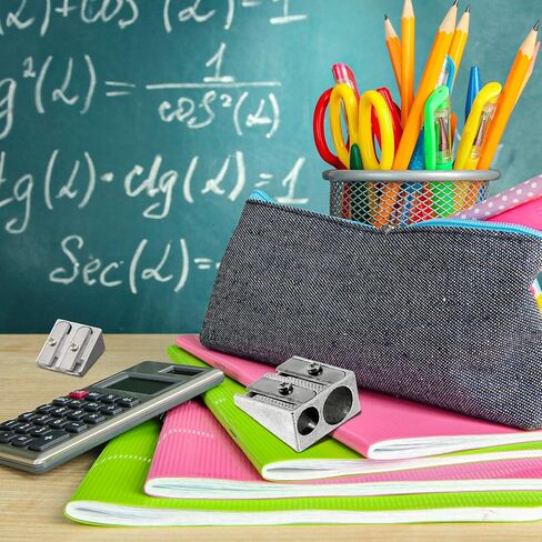 84 قطعة من مبراة أقلام الرصاص ذات الفتحات المزدوجة من سبائك الألومنيوم مبراة يدوية لأقلام الرصاص مبراة أقلام رصاص معدنية مبراة يدوية صغيرة مبراة أقلام رصاص يدوية صغيرة للمدرسة، المكتب، اليوم الـ 100 للمدرسة in Saudi Arabia