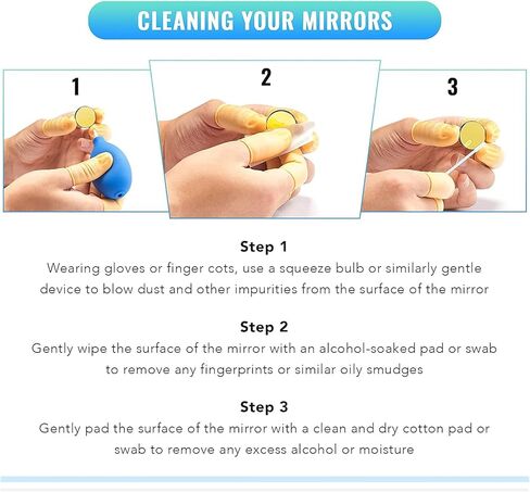 مجموعة مرايا القطع بالليزر OMTech، مرايا بديلة من السيليكون المطلي بالذهب 25 مم لآلات النقش بالليزر ثاني أكسيد الكربون، مرايا Si عالية النفاذية 3 مم لنقش الليزر 50 وات إلى 200 وات، مجموعة من 3 in Kuwait