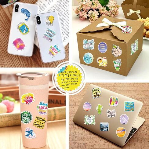 640 قطعة من ملصقات المخطط الملهمة للمراهقين والطلاب والمعلمين والكبار ملصقات اقتباس تحفيزية لسجل قصاصات التقويم، 20 قطعة × 32 ورقة ملصقات تأكيد إيجابية للتشجيع in Kuwait