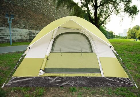 2 Person Camping Tent,Waterproof Tent Easy Set Up and Carry,Portable Camping Tent for Backpacking Hiking Outdoor Festivals Beach Car Trip,Green in Kuwait