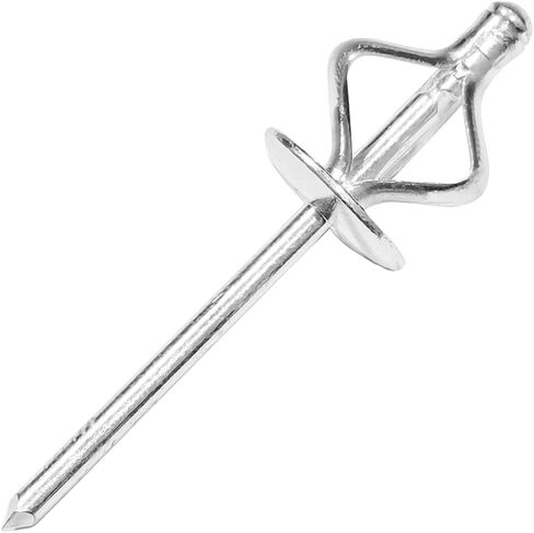 50 قطعة من المسامير البوب ​​العمياء المصنوعة من الألومنيوم مقاس 3/16 بوصة × 1 بوصة، ومسامير البوب ​​المنفجرة ثلاثية الطي مقاس 4.8 × 25 مم (فضية) in Kuwait