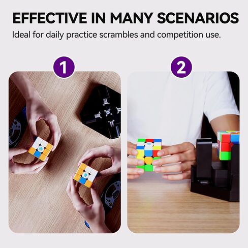 GAN Robot، آلة حل المكعب، جهاز تشويش إذاعي للألغاز، هاتف ذكي متصل، متوافق فقط مع GAN Smart Cube، أحدث إصدار من تطبيق CubeStation (مكعب السرعة غير متضمن في هذا المنتج) in Kuwait