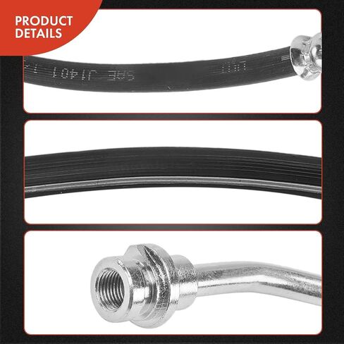 A-Premium Front Side Brake Hydraulic Hose Compatible with Select Chevrolet, GMC and Isuzu Models - Colorado/Canyon 2004-2012, i-280/i-350 06, i-290, i-370 - Replace# 8158825360, 8158825350 (Pack of 2) in Saudi Arabia