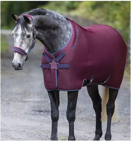 قرص تبريد أمامي من Horseware Ireland Rambo Airmax، اللون: Burg/Burg، Teal&NVY، الحجم: 75 (ACAT74-QQGB-75) in Saudi Arabia
