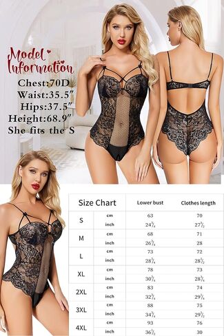 ملابس داخلية سوداء من ADSEXY للنساء بدلة تيدي دانتيل مثيرة بفتحة رقبة على شكل V عميقة قميص بيبي دول صغير لعيد الحب قطعة واحدة in Kuwait