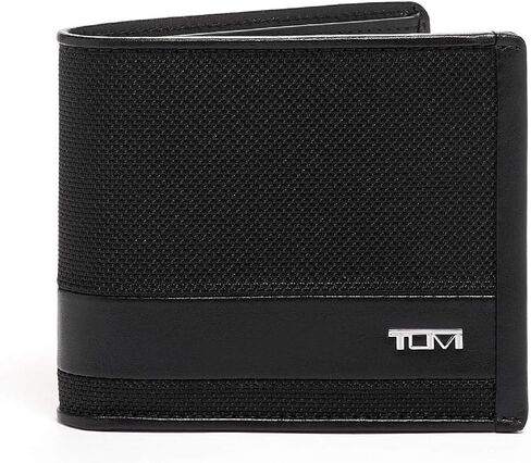 TUMI - Alpha Global Center Flip Passcase - Wallets for Men - Organized Bill Compartment & Hidden Pocket - 3.8" X 4.8" X 1.0" - Black in Saudi Arabia