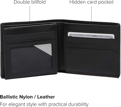 TUMI - Alpha Global Center Flip Passcase - Wallets for Men - Organized Bill Compartment & Hidden Pocket - 3.8" X 4.8" X 1.0" - Black in Saudi Arabia
